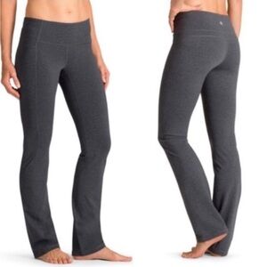 Athleta Straight leg Yoga Pants Dark Grey size XS